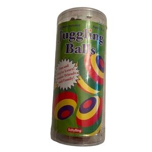 Schylling Vinyl Covered Bean-Filled Traditional Juggling Balls Set of 3